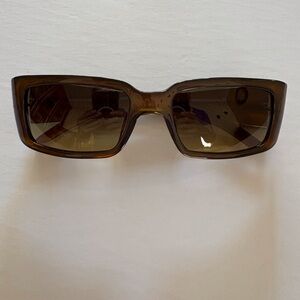 Dior Women's Brown Rectangular Sunglasses